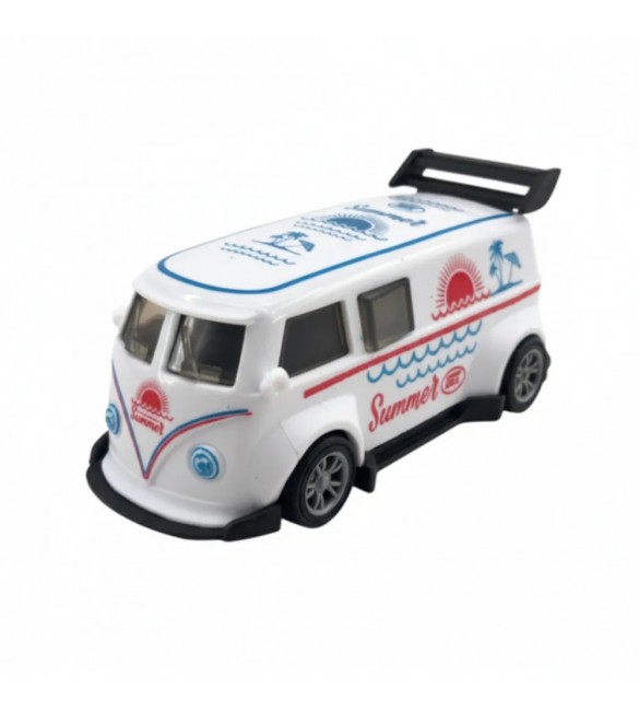 Carrinho Pull Back Garagem S.A. Turbo Aventura - Branco Summer Carrinho Pull Back Garagem S.A. Turbo Aventura - Branco Summer